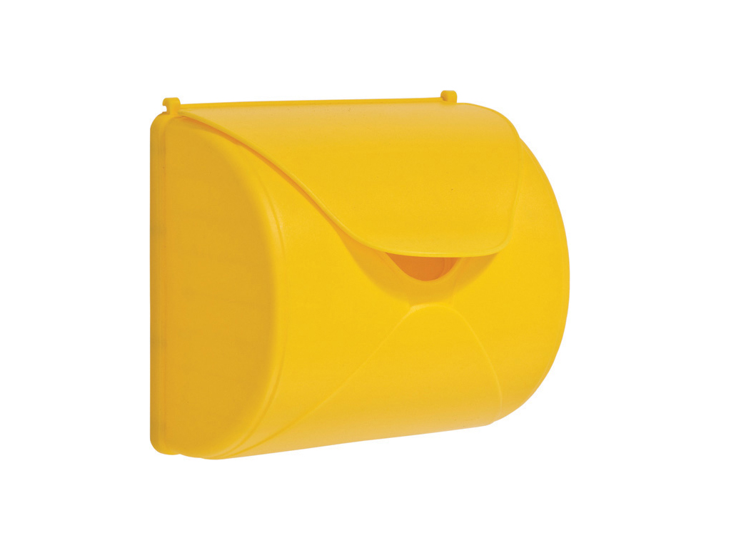 KBT Briefkasten gelb – Kunststoff inkl. Schrauben, BxTxH: 25×13,80×22,6 cm
