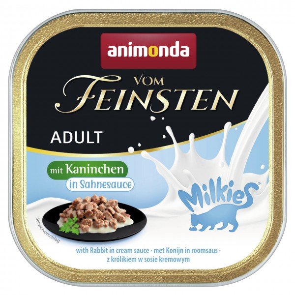 Sparpaket animonda Vom Feinsten Adult mit Milkies-Saucen Huhn in Milchsauce 6…