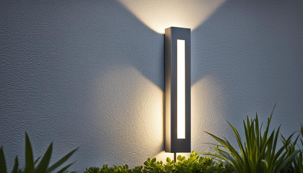 Moderne LED Außenleuchte