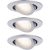 Paulmann LED-Einbaulampe 93389, Set 3×4,8W chrom